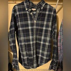 Merona Long Sleeve Plaid Button Down